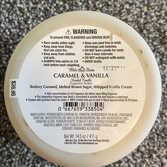 Bath and body works 3 wick candle - Picture 3 of 3